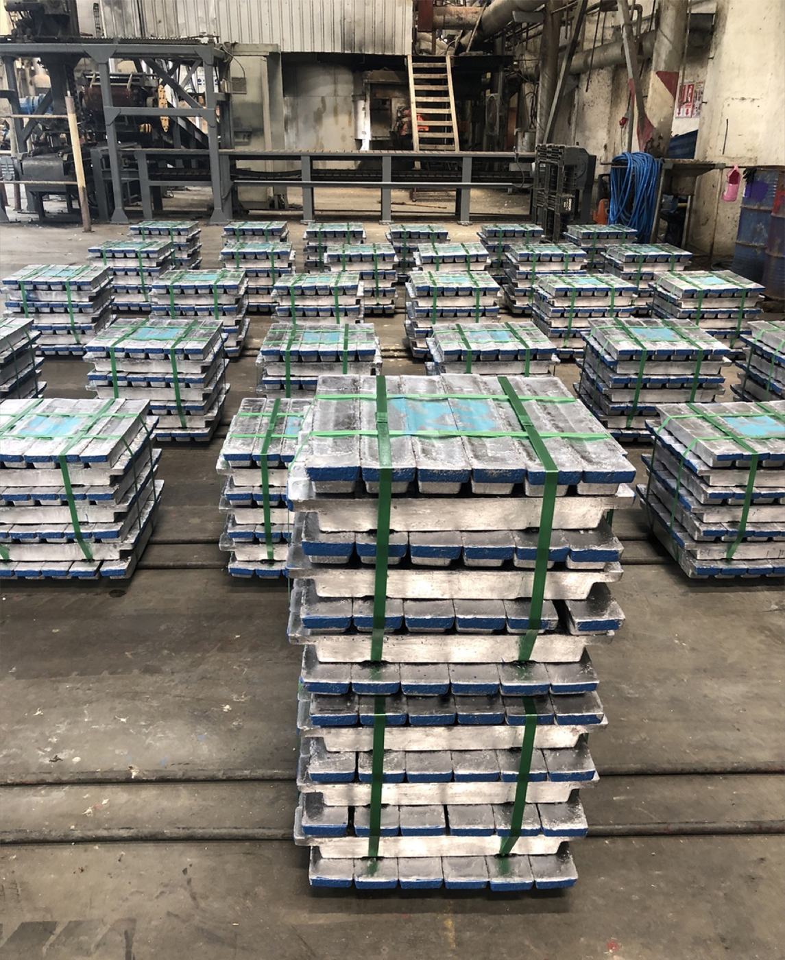 Antimony lead alloy bundles